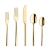 Amefa Dallas 18/0 Stainless Steel Flatware Set - Gold, 20-Piece