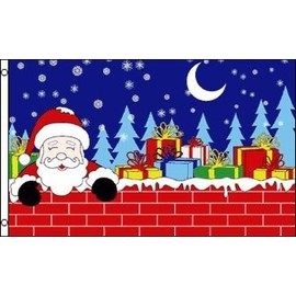 SANTA CHRISTMAS 3'x5' Flag