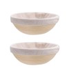 Bread Proofing Baskets, Set of 2, 9" Round Proofing Bowls,