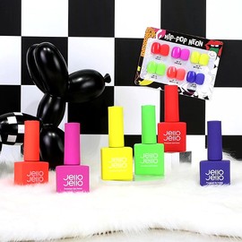 Jello Jello hip pop 6 types of individual neon color gels / 젤로젤로 힙팝 6종 단품 네온컬러젤