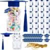 Jingmore 24 Sets Graduation Bear Jar with Graduation Cap, 2024