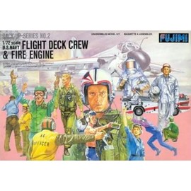 Fujimi 1/72 Modern US Navy Flight Deck Crew and Fire Engine
