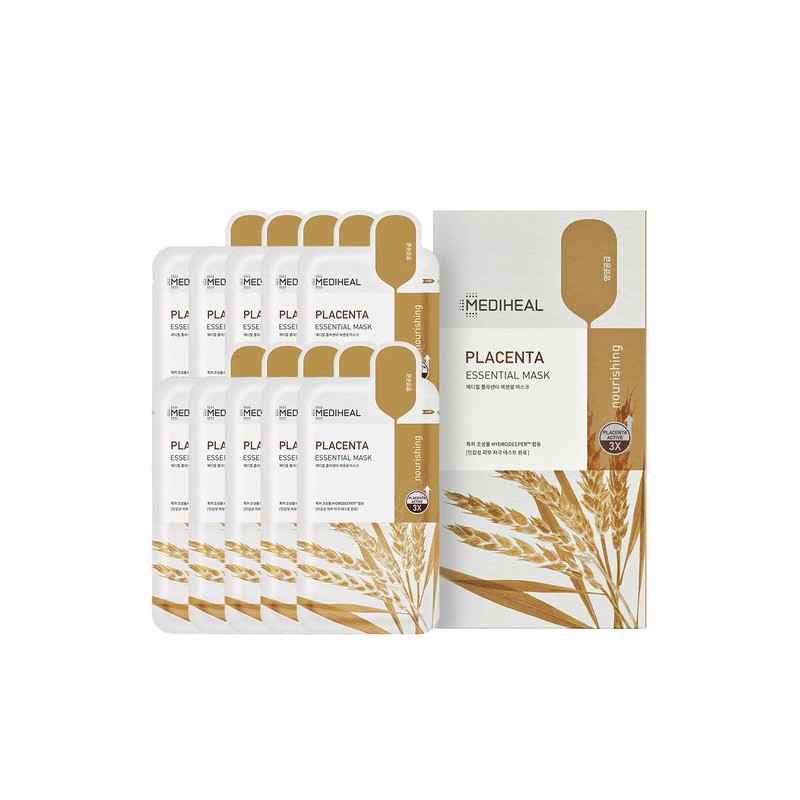 Mediheal Placenta Essential Mask 20 Sheets / 메디힐 플라센타 에센셜