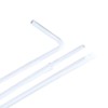 Disposable Individually Wrapped Food Grade Safe Plastic Drinking Straws 7.75