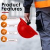 Zeluga 15-439 HDPE Full Brim Hard Hat, Construction Safety Helmet
