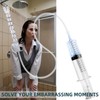 AZREKV 150ML Enema Syringe Cleaning Douche System，Travel Enema Kit for