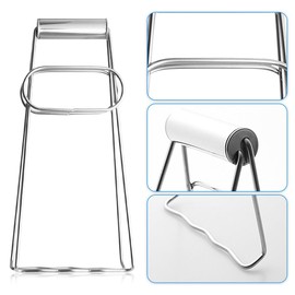 Hot Bowl Clip, GLADFRESIT Stainless Steel Foldable Hot Dish Lifter, Multifunction Hot Plate Gripper Anti- Scald Tong for Cooking Kitchen Tool