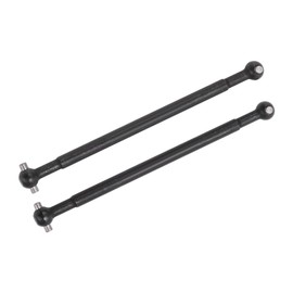 SPYMINNPOO 2 Pieces RC Rear Wheel Drive Shaft, Metal Steel Rear CVD Drive Shaft Dogbone Joint Upgrade Replacement Parts Accessories Compatible with ZD Racing 1/7 DBX-07 RC Car
