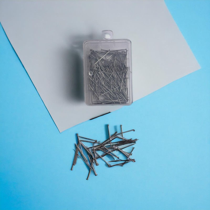 AARNAV 550pcs 26mm 1in Stainless Steel Tailor Pins - Straight,