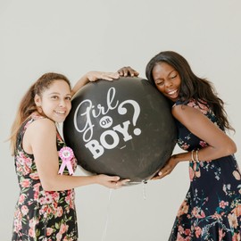 Jacsoii Maternity Sash Set Mom Daddy to Be Baby Shower Belly Band Gender Reveal Party Gift Keepsake Pregnancy Photo Props (Pink)