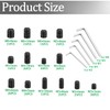 Ruibapa 535 PCS Set Screw Assortment Kit Metric + SAE
