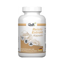 HEALTH+ Reishi - 60 Kapseln, Reishi Extrakt mit 30% Polysaccharide