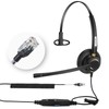 Arama RJ9 Telephone Headset with Microphone Noise Cancelling,Office Phone Headset