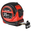 HAUTMEC Tape Measure 25ft with 1/8 Fractional Markings Dual Metric/Imperial