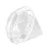 Candies Box Diamond Shaped Clear Jar Transparent Plastic Candy Storage