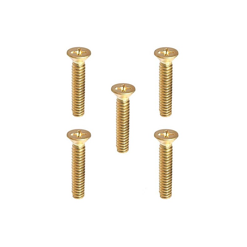 10-32 x 3/4" - Solid Brass Flat Head Phillips Drive