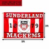 GIFTS 4 ALL Giant Sunderland Fans Flag, 5ft x 3ft
