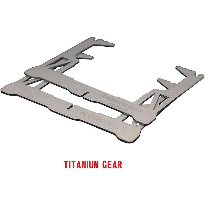 N-project Titanium Trivet Alcohol Stove Exclusive [TITANIUM GEAR] Titanium Trivet