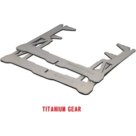 N-project Titanium Trivet Alcohol Stove Exclusive [TITANIUM GEAR] Titanium Trivet Trangia TRB25 Evernew EBY254 Compatible [Made in Japan]