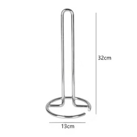 PRIMAVERA ETERNA STORE Porta Toallas cocin | toallero para Cocina | Porta servitoallas | Porta Rollos Papel de Cocina | Acero Inoxidable | Estable | portatil (Plata)