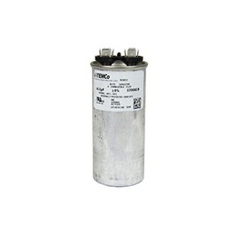 TEMCo 40 uF Run Capacitor CBB65, 40 MFD, 370 V, redondo, 50/60 Hz | para aplicaciones de ventilador HVAC, motor, soplador