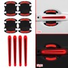 12 Pieces Reflective Car Stickers Set Rearview Mirror Reflective Warning