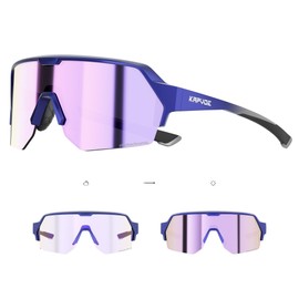 KAPVOE Cycling Glasses, Self-tinting for Men and Women, Photochromic Cycling Glasses, Sunglasses with UV400 Protection, Sports Glasses for Bicycle, MTB, Unisex K360