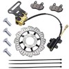 12mm Rear Disc Hydraulic Brake Master Cylinder Caliper Assembly Pad