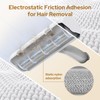 Zivacate Pet Hair Remover Lint Roller, Ergonomic Handle & Self-Cleaning,