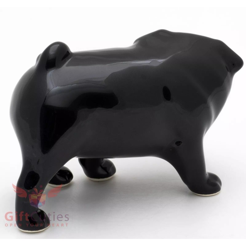 Porcelain Figurine of the Pug dog