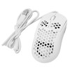 Wired Mouse Ergonomic White Adjustable DPI 6 Keys Hollowed Out