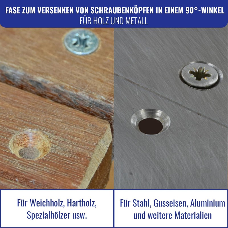 TIVOLY 11900720400 Drill Bit and Cutter Made of Wood, Metal,