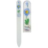 Brajek Nail File Glass Hand Painted 5.5" Czech Daisy 82SYP106
