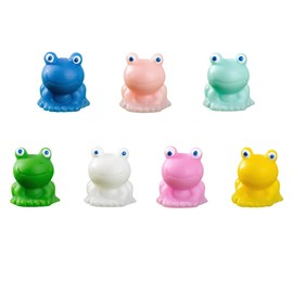 Mini Resin Frogs 70 Pack, Mixed Colors Tiny Frog Realistic Garden Ornaments, Green Frog Figurines Miniature Home Decor, Cute Plastic Frogs for Handwork Dollhouse Aquarium DIY Crafts Fairy Decorations