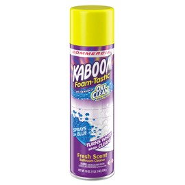 Kaboom Foam-Tastic Bathroom Cleaner - Foam Spray - 0.15 gal (19 fl oz) - Fresh Scent - 8 / Carton - Clear