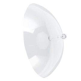 Bird Feeders Cover Prevent Squirrel Clear Dome for Hanging Bird Feeders Acrylic, Large Diameter with Hook, Transparent and Sturdy