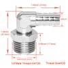 Joywayus Swivel 90 Degree Elbow,3/8" Hose Barb x 1/2" Male