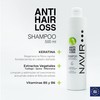 NAVIR Profesional | Anti-Haarausfall-Ampullen + Anti-Haarausfall-Shampoo | Behandlung mit pflanzlicher