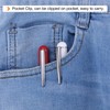 sourcing map 2pcs Non-Magnetic Pocket Screwdriver 4mm Phillips 3mm Slotted