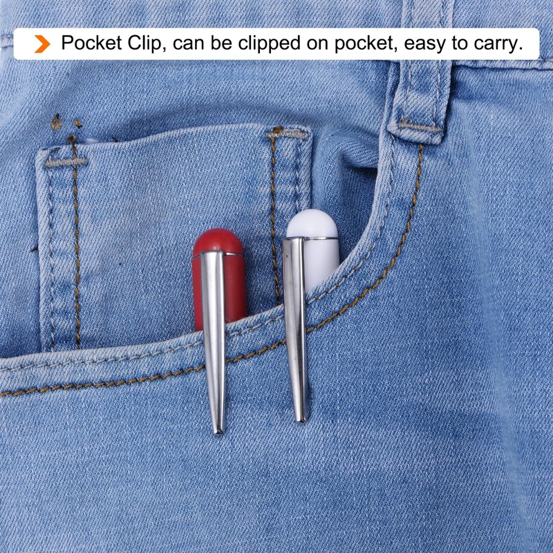 sourcing map 2pcs Non-Magnetic Pocket Screwdriver 4mm Phillips 3mm Slotted