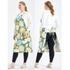 APRONNER Cotton Linen Baking Plus Size Aprons for Women with