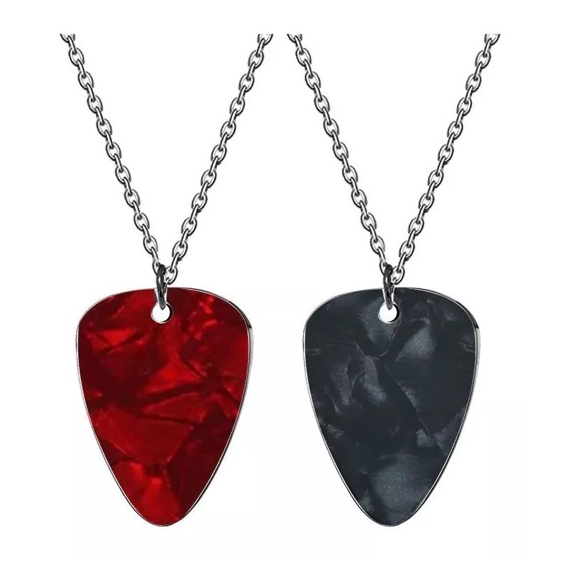 TENDER LIHOME Dije Pua De Guitarra Collar Uña Plumilla Para