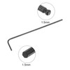 sourcing map 1.5mm Ball End Hex Key Wrench, L Shaped