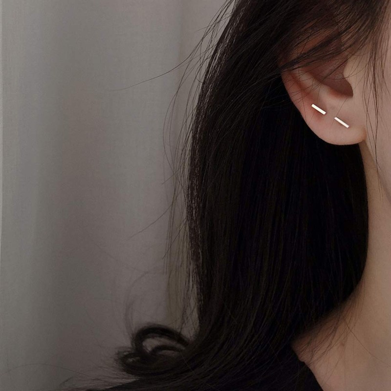 MOBOTECH Stud Earrings, 15 Pair Set, Unisex, Cartilage Earrings, Binaural,