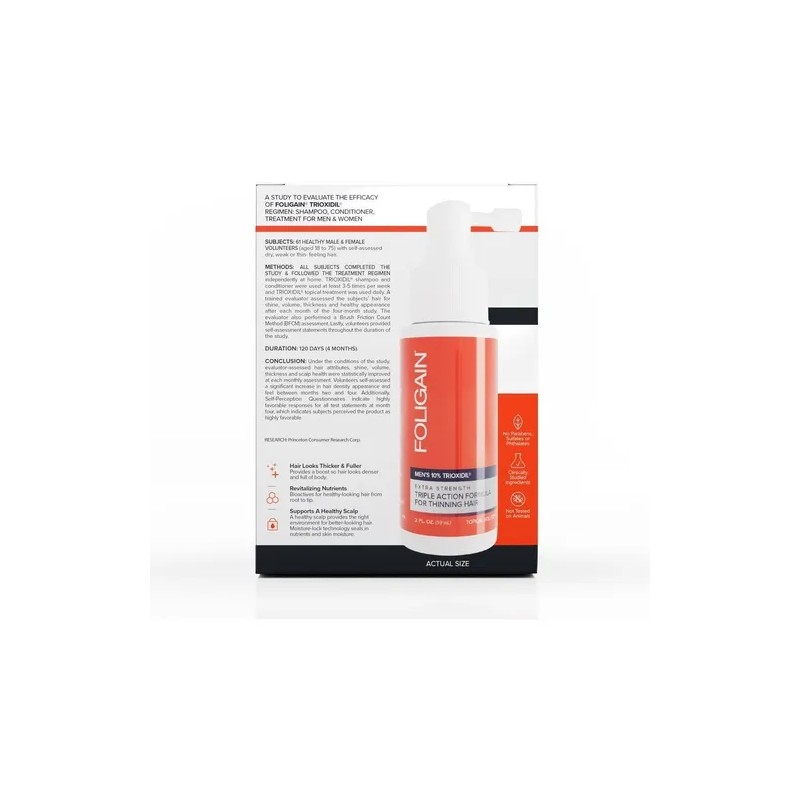 Trioxidil 10% de Foligain – Sérum para Control de Caída