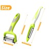 Vegetable Peelers 2-in-1 Combo Pack – Stainless Steel Swivel &