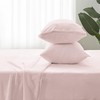 BEDELITE Flannel Sheets Full Size Pink - Super Soft Fleece