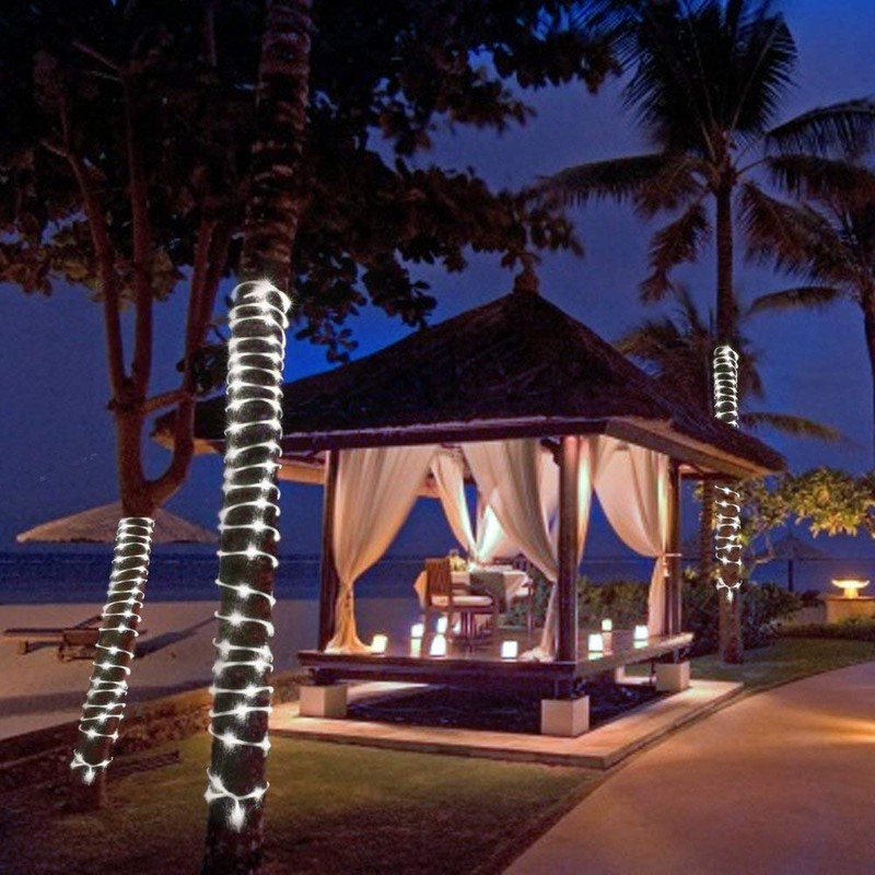 BlueFire Solar Rope Lights, 12M/39ft 100 LEDs Automatically Turn ON/Off