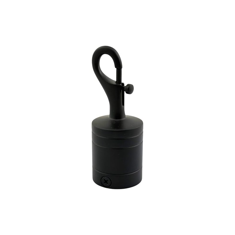 36mm Powder Coated Black Trigger Hook And Eye Plate Decking