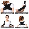 PFLYPF Back Corrector with 1 Pair Shoulder Pads, Sitting Posture
